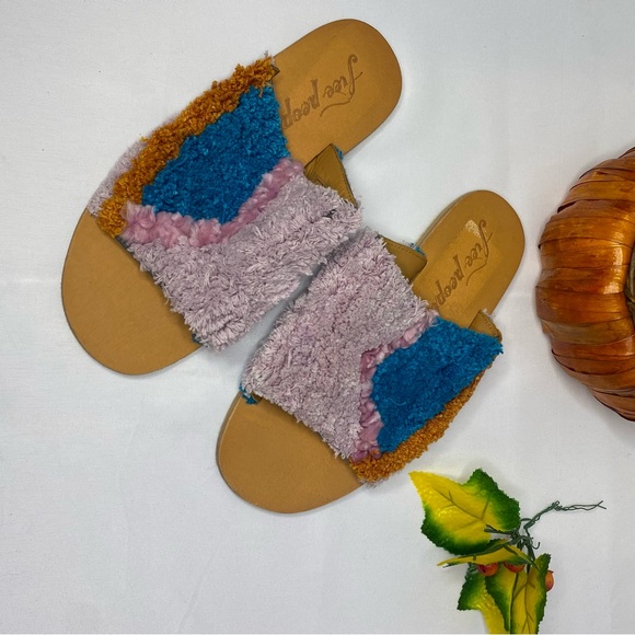 Free People Yuma Woven Mule Sandals Size 10 New - Picture 2 of 10